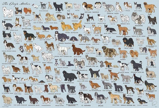 Beverly Jigsaw Puzzle The Dog's Atelier (1000 Pieces) 