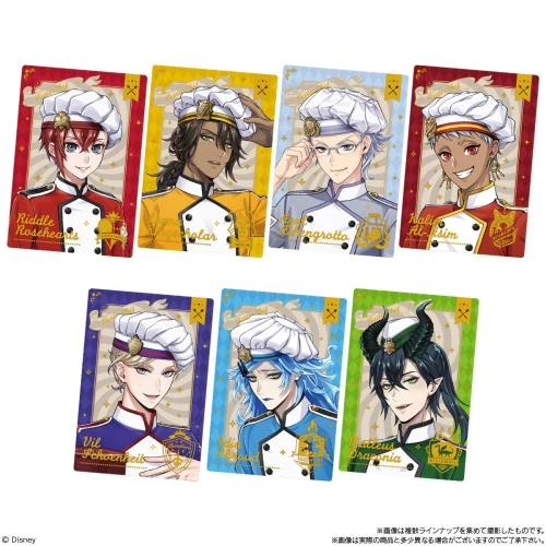  Bandai Candy Disney Twisted Wonderland Card Soft Cookie FULL BOX 