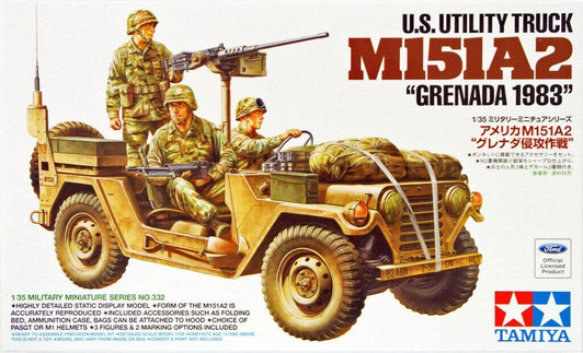 Tamiya 35332 US Utility Truck M151A2 Grenada 1983 1/35 Scale Kit