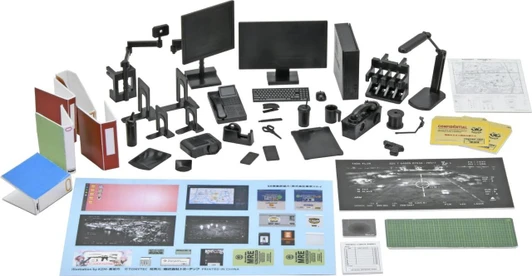  Takara Tomy Tomytec 1/12 Scale Little Armory LD054 Desk Work Tools A2 Unpainted Assembly Runner Kit 337096 