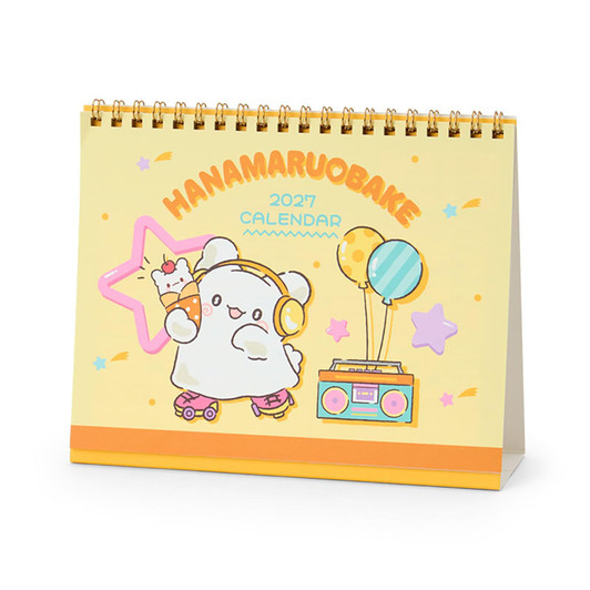 Sanrio Other Ring Calendar 2027 Hanamaru Ghost With Rokuyo And Moon Phases Desk Calendar 921475