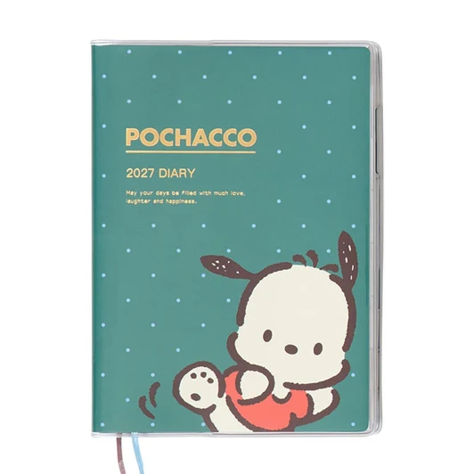  Sanrio Pochacco B6 Diary Block Type 2027 October Start Planner Schedule Book 922871 