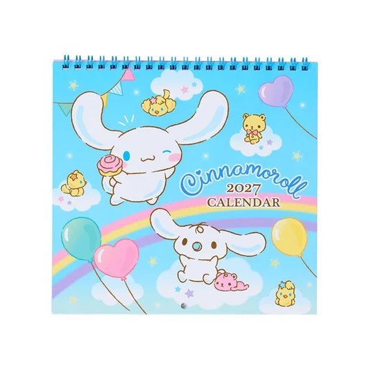  Sanrio Cinnamoroll Wall Calendar M 2027 Wall Hanging Type 921661 