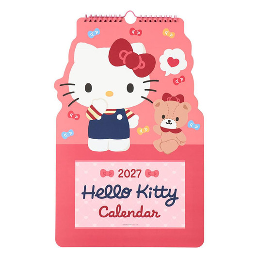  Sanrio Hello Kitty Character Shaped Calendar 2027 Wall Hanging 921971 