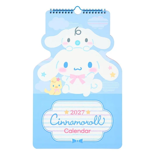  Sanrio Cinnamoroll Character Shaped Calendar 2027 Wall Hanging Type 922129 