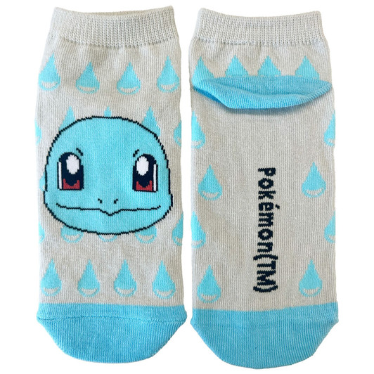 Pokemon Center Original Character Socks Squirtle Blue Ladies (23-25 Cm)