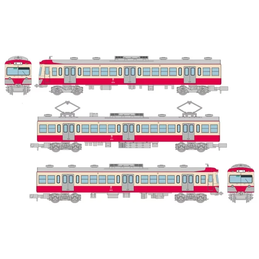 Tomytec Sangi Railway Series 801 803 Configuration (Red Livery) 3 Cars Set (N scale)