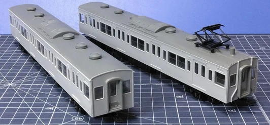Micro Ace 1/80 HO Scale 103 Series New Air Conditioned Intermediate Cars For Expansion 2 Car Set Plastic Model HK-2-001