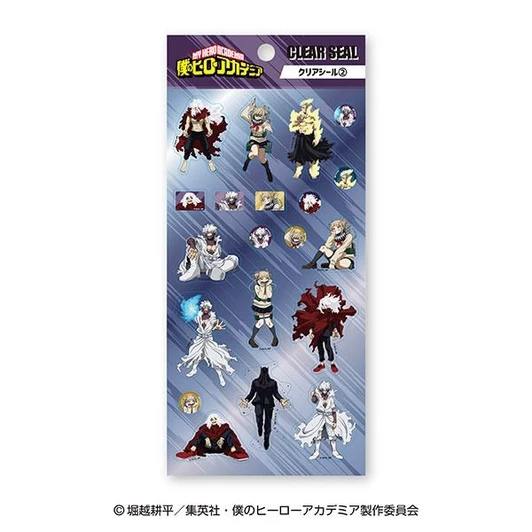 Ensky Anime My Hero Academia Clear Sticker Set 2