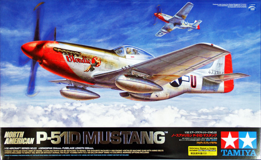 Tamiya 60322 North American P-51D Mustang 1/32 Scale Kit