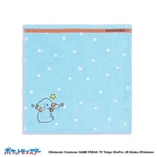 Pokemon Center Original Towel Handkerchief Multi Dot Phanpy