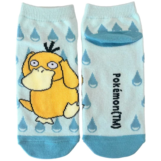 Pokemon Center Original Character Socks Psyduck Water Ladies (23-25 cm)