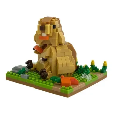 Kawada TITLE Kawada-PRE-ORDER - NBC 422 Nanoblock Marmot