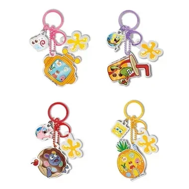 Kawada TITLE Kawada-PRE-ORDER - SP-030291-4 Sponge Bob DIY Keychain