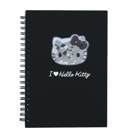 Sanrio Other B6 Ring Notebook (I Love Hello Kitty) Black 354309