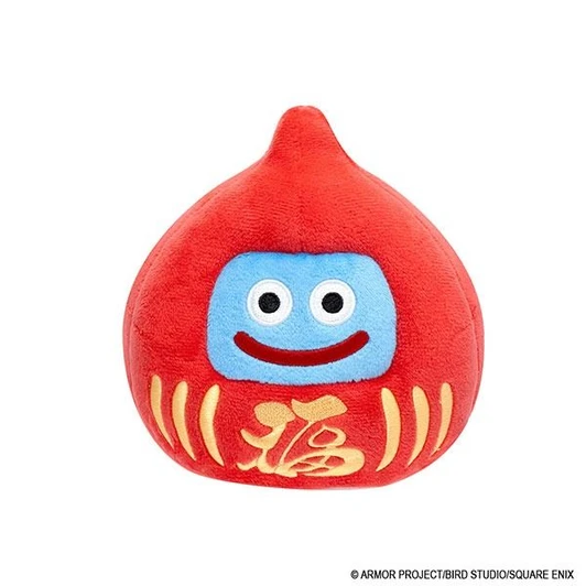 Square Enix Dragon Quest Smile Slime: Plush Daruma Slime - M Size Red