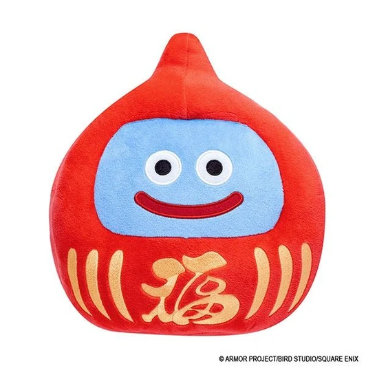 Square Enix Dragon Quest Smile Slime: Plush Daruma Slime - L Size Red