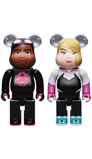 Medicom MARVEL Spider-Man: Spider-Verse / Happy Kuji BE@RBRICK FULL SET (100pcs)