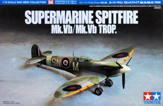 Tamiya 60756 Supermarine Spitfire Mk.Vb/Mk.Vb TROP 1/72 Kit