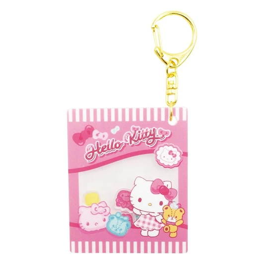 OST SR Fancy Snacks And Sweets Fure Fure Key Holder Hello Kitty