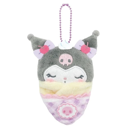 OST Super Rare Fancy Snacks And Sweets Crepe Swaddle Blanket Mascot Kuromi