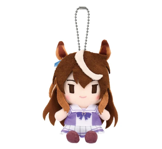 Bandai Uma Musume C Gray Chibi Sitting Plush MC Symboli R
