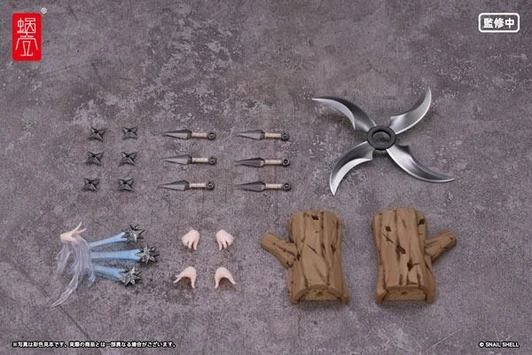 Snail Shell Kunoichi Reppu Optional Parts Set for 1/12 Scale Action Figures