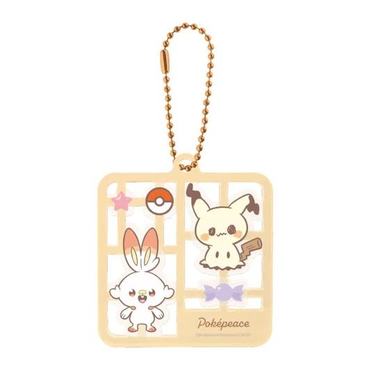 T's Factory Pokepiece Plastic Model Style Keychain Orange