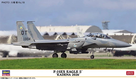  Hasegawa 1/72 F-15EX Eagle II Kadena 2026 Plastic Model 