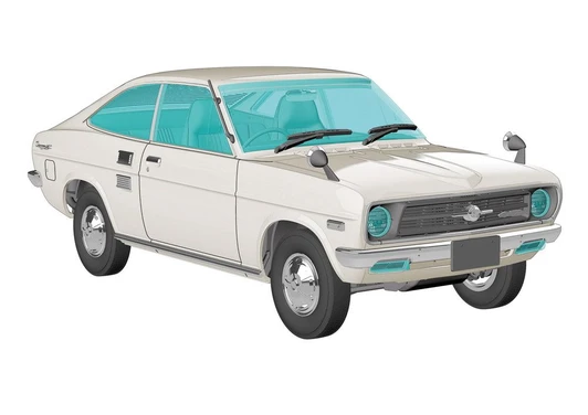 Hasegawa 1/24 Nissan Sunny Coupe (B110) Late Model GX5 (1972) Plastic Model