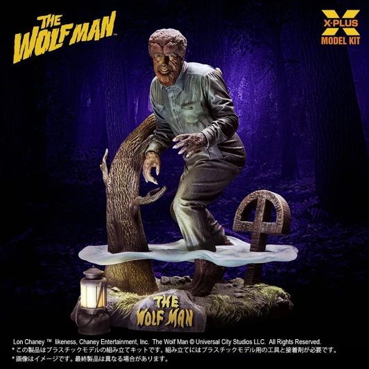1/8 Scale Lon Chaney Jr. as the Wolf Man Plastic Model