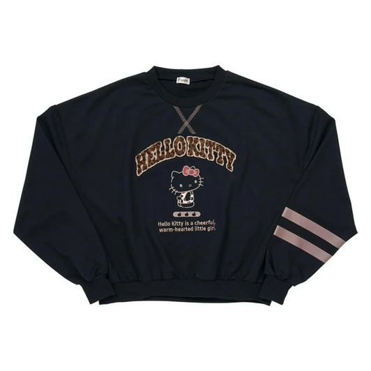  Sanrio Sweatshirt Hello Kitty Black 467235 