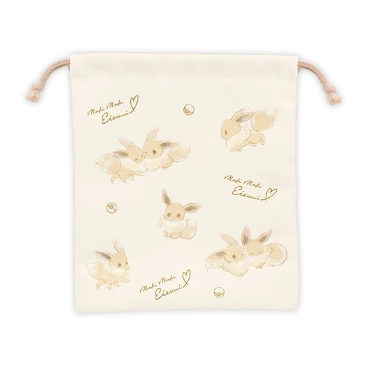 Pokemon Center Original Gusseted Drawstring Pouch / Always Friends