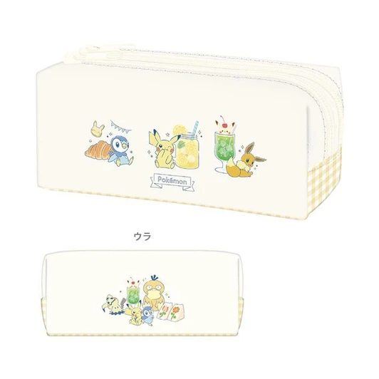 KAMIO JAPAN Pokemon Twin Zipper Pen Case - Happy Tea TIME