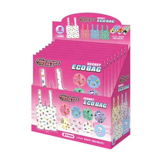 T's Factory The Powerpuff Girls Secret Eco-Bag (Box of 8)