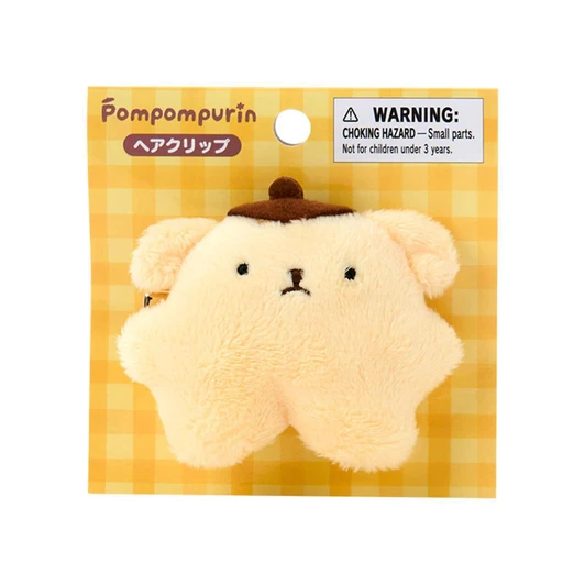 Sanrio PomPom Purin Character Shaped Hair Clip (Classic) 495239 