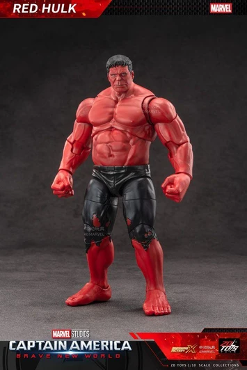  ZD Toys 1/10 Scale Infinity Action X Red Hulk Action Figure 