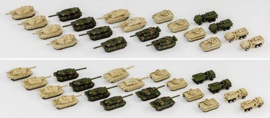  Pit-Road 1/700 Scale Modern Tanks of the World Set 1 Plastic Models 