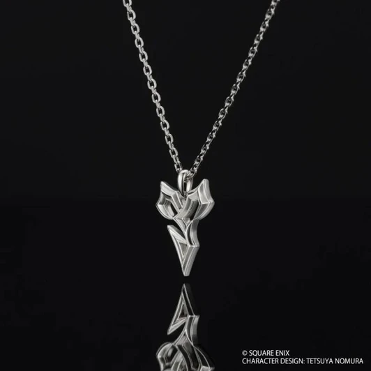  Square Enix Final Fantasy X Zanarkand Abes Silver Necklace 
