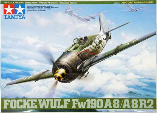 Tamiya 61095 Focke Wulf Fw190 A-8/A-8 R2 1/48 Scale Kit