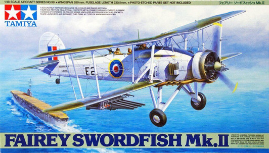 Tamiya 61099 Fairey Swordfish Mk.II  1/48 Scale Kit