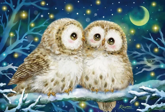 Jigsaw Puzzle Whispers of the Moonlit Night (1000 Pieces)
