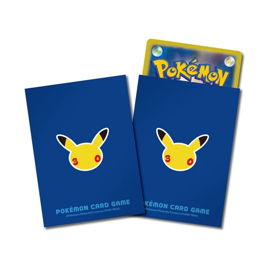 Pokemon Center Original Pokemon Card Game TCG Deck Sleeves 30th Anniversary Design 