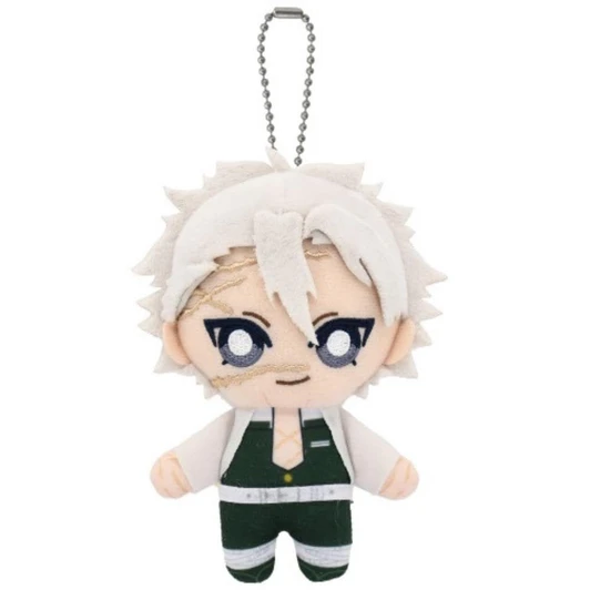  Bandai Demon Slayer Chibi Plush Mascot Sanemi Shinazugawa 