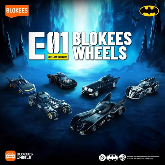  Blokees Wheels - Batman E01 Gotham Velocity Box (6pcs) 