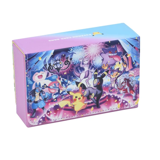 Pokemon Center Original Pokemon Card Game TCG Tulip Double Deck Case Celebrate Together 