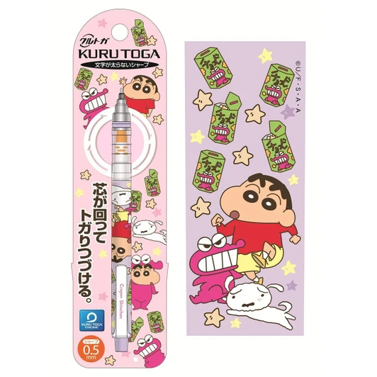  T's Factory Crayon Shin Chan Kurutoga 0.5 Chocobi Pink 