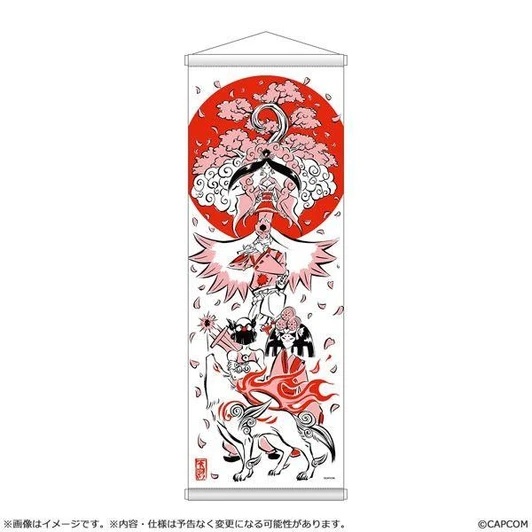  Capcom Okami 20th Anniversary Art Tapestry Spring by Kenichiro Yoshimura 