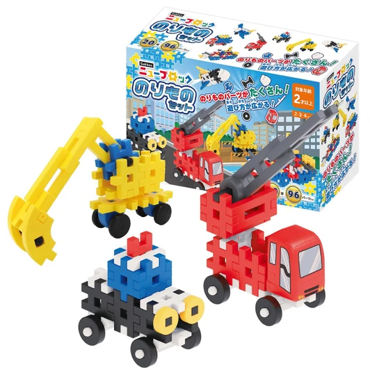 Jigsaw Puzzle Vehicle Set (Paper Box Packaging) (96 Pieces)