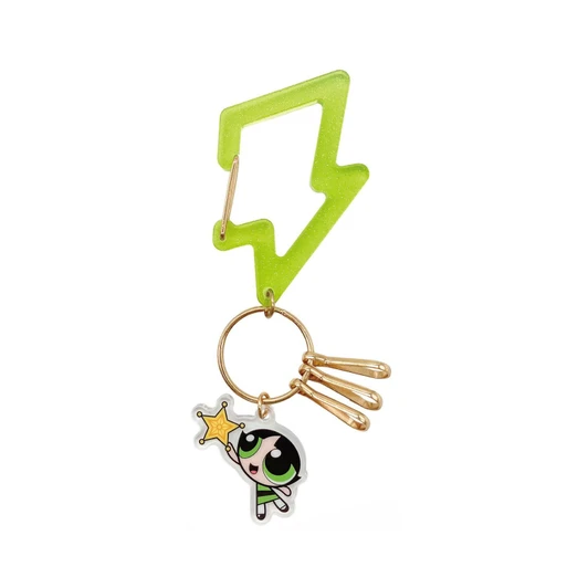SK Japan The Powerpuff Girls Acrylic Carabiner Charm Buttercup